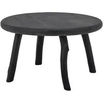 Bloomingville Milos Salontafel zwart 70 cm, gerecycled hout