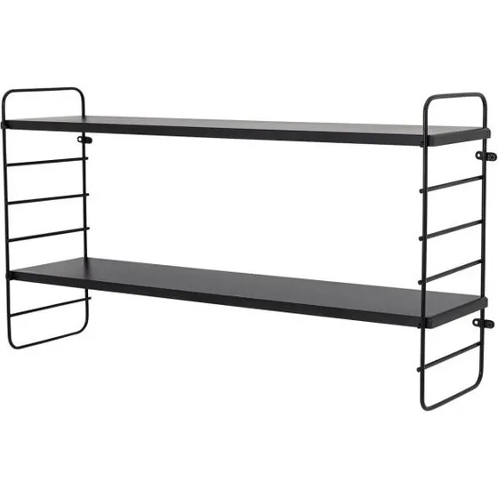 Bloomingville Wandregal North Zwart 65 cm