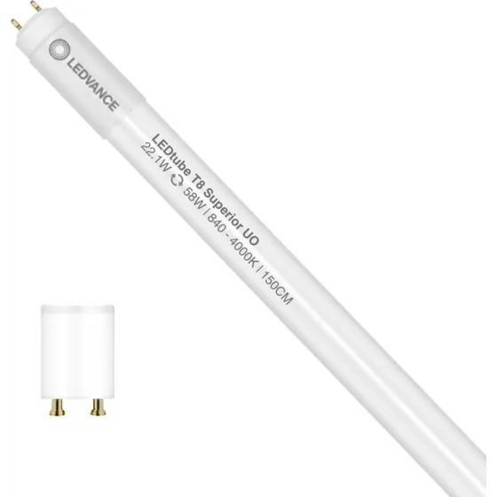 Ledvance LED Buis T8 Superior 22.1W 4100K 150cm Koel Wit