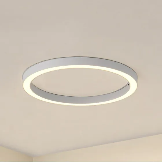 Lucande Neor LED plafondlamp, wit, Ø 60 cm, CCT, dimbaar