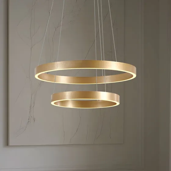 Lucande Yonam LED Hanglamp - Goud - Ø 60 cm - CCT