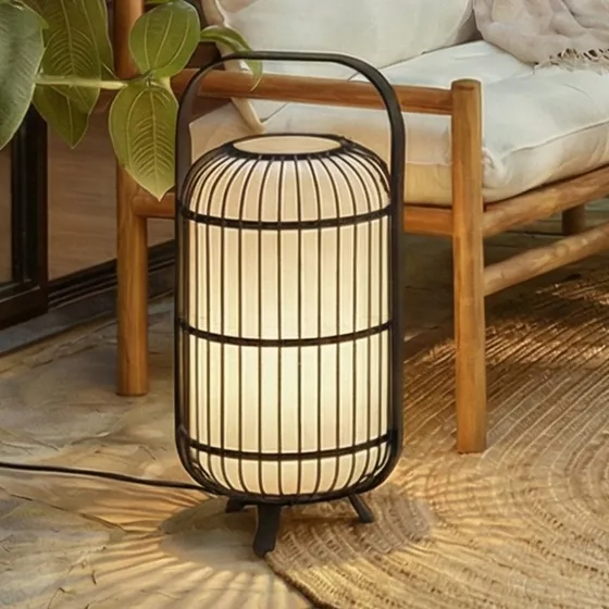 Lucande Tayori Terraslamp - 64 cm - Zwart - IP44