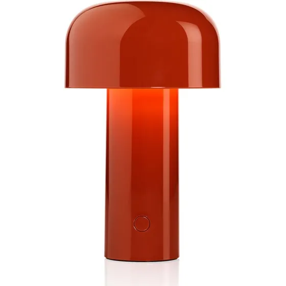 Flos Bellhop Tafellamp - Brick Red - Oplaadbaar & Dimbaar