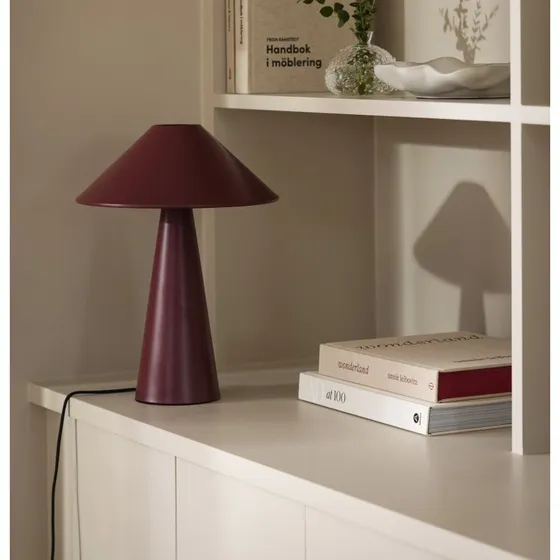 Globen Lighting tafellamp Cannes, Rood, Metaal, 40 cm