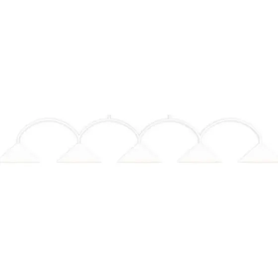 Globen Lighting Curve 5 Hanglamp - Wit - 5-lampig