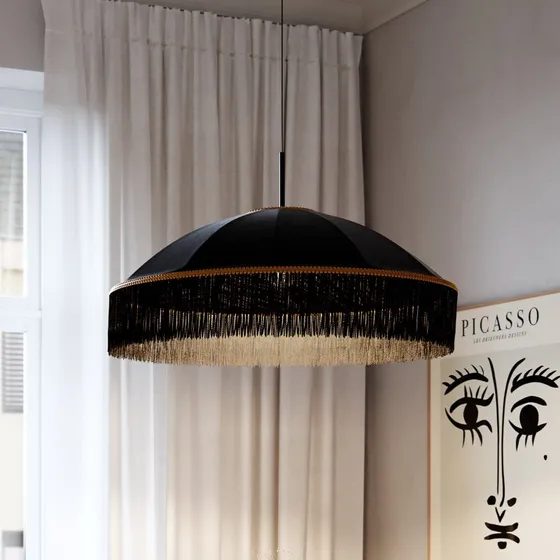 By Rydéns Francis Hanglamp Ø60 cm Zwart