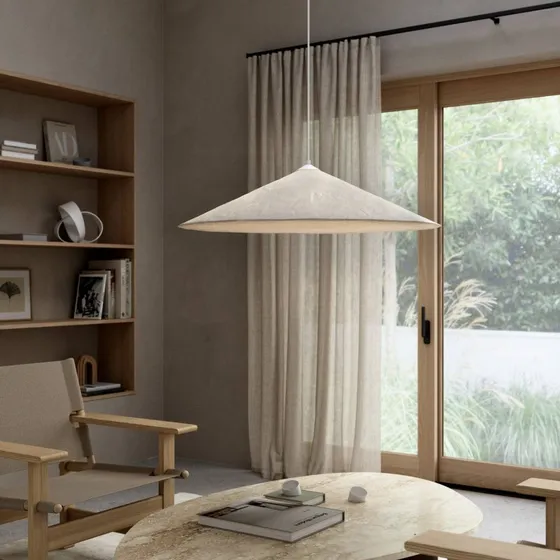 Nordlux Hanglamp Hill, Ø 85 cm, Wit Tyvek