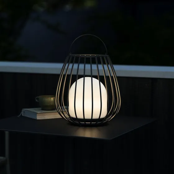 Nordlux Jim To-Go LED Tafellamp - Zwart - Oplaadbaar