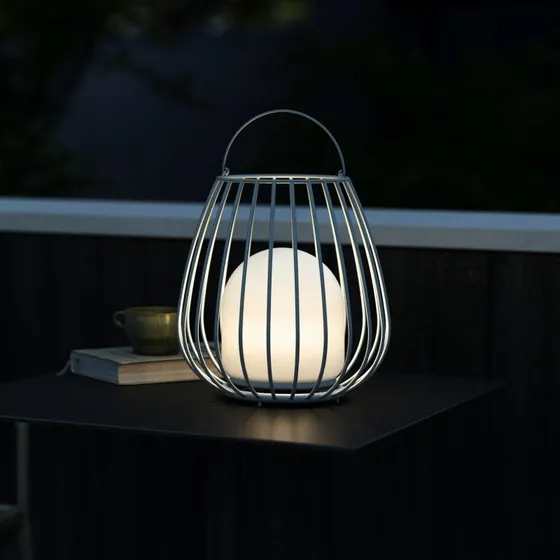 Nordlux Jim To-Go LED Tafellamp - Grijs - Oplaadbaar