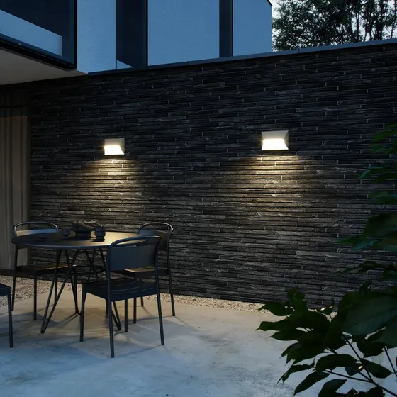 Nordlux Wandlamp Pontio 27 Buiten - Zand - Modern