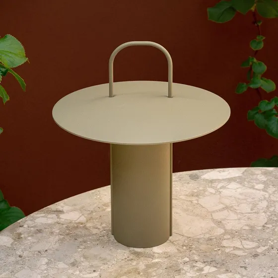 Audo Copenhagen Ray LED tafellamp - Dusty Green