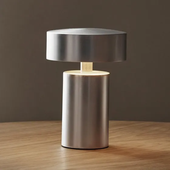 Audo Copenhagen Column Accu-tafellamp - Aluminium - IP44