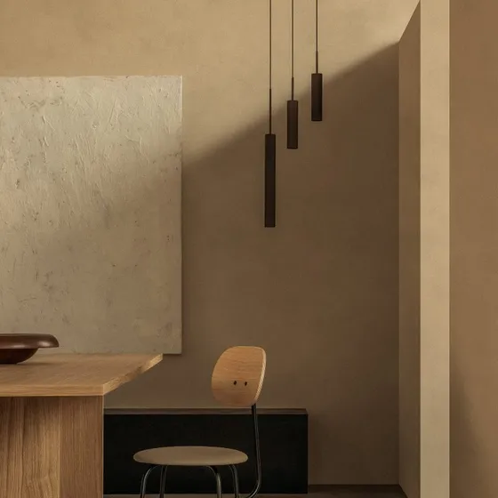 Audo Copenhagen Tubulaire Hanglamp - Brons - 3-Lamps