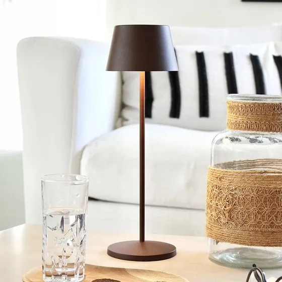 LOOM DESIGN Modi LED Tafellamp - Corten - Dimbaar