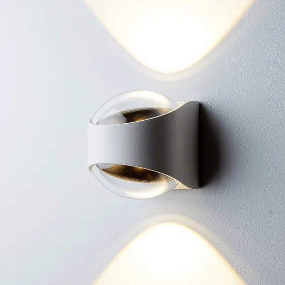 Loom Design Saga LED Wandlamp - Wit - IP65 Buiten/Binnen