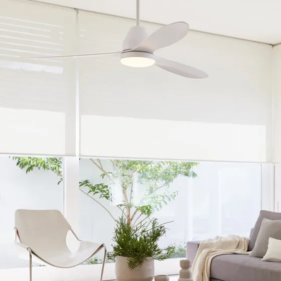 Beacon Whitehaven Plafondventilator met Licht - Ø 143cm - Wit