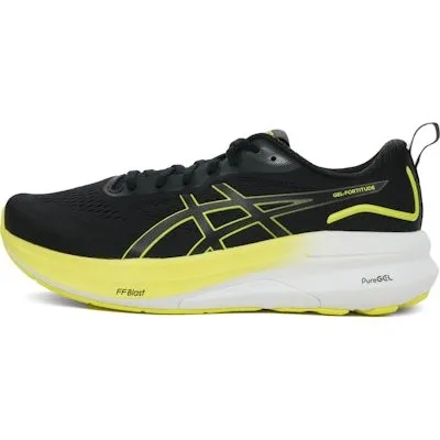 Asics Gel-Fortitude Heren Hardloopschoen Black/Citron