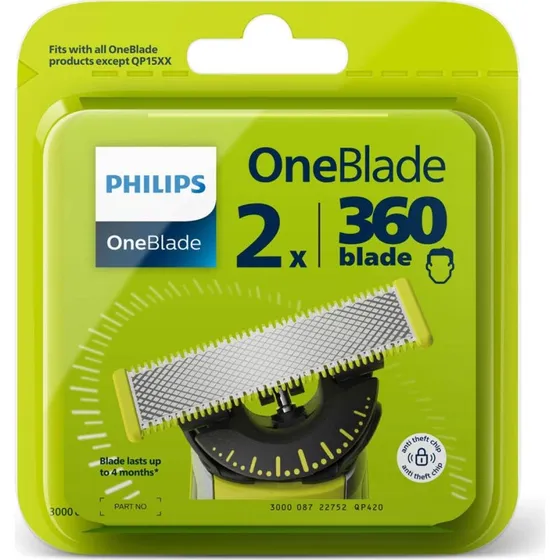 Philips OneBlade 360 Blade QP420/50 - 2 stuks