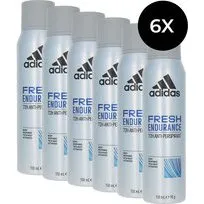 Adidas Fresh Endurance 72H Deo Spray 6 x 150 ml