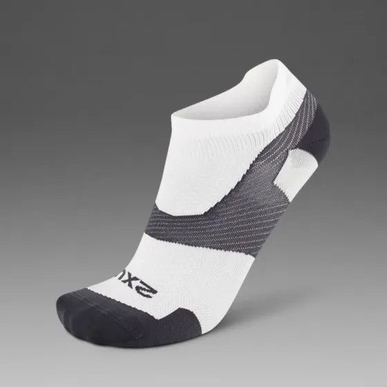 2XU Vectr Ultralight 1/4 Crew Socks Wit - Maat XL