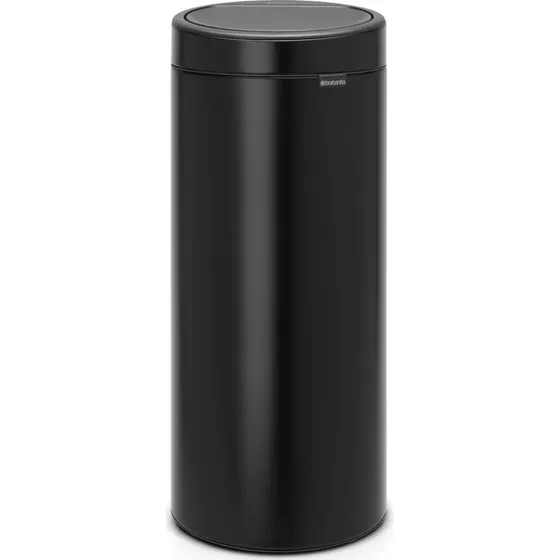 Brabantia Touch Bin prullenbak 30 liter - Zwart Mat