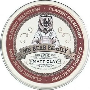 Mr Bear Family Matt Clay Golden Ember 100g