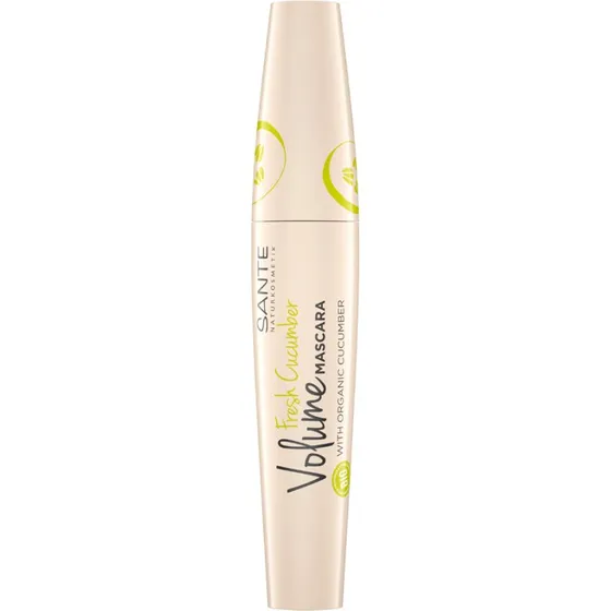 Sante Fresh Cucumber Volume Mascara 01 Zwart, 12 ml