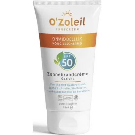 O'Zoleil Zonnebrandcrme Gezicht SPF50 50ml