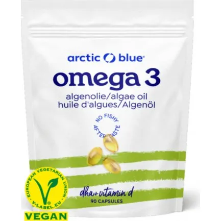 Arctic Blue Algenolie DHA met Vitamine D (90 capsules)