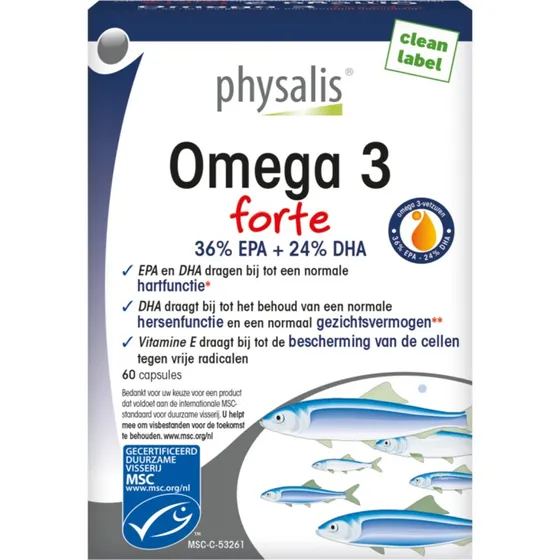 Physalis Omega 3 Forte 60 Capsules