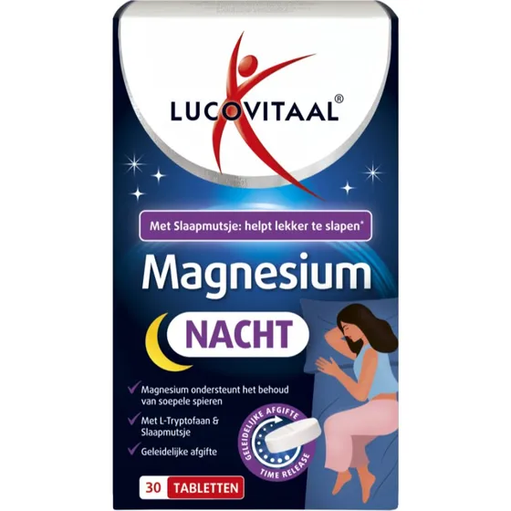 Lucovitaal Magnesium Nacht 30 tabletten