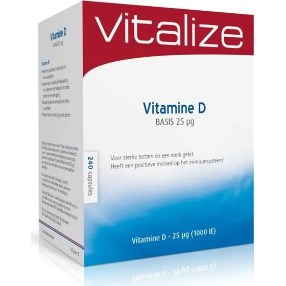 Vitalize Vitamine D3 25 mcg 365 capsules