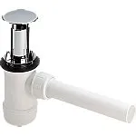 Viega kunststof sifon 5/4"x32 wit met uittrekbare standpijp