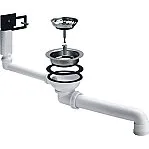 Viega afvoer-/overloopgarnituur 1 1/2