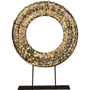 Anna's Collection Kerstkrans op Voet met 1200 Lampjes