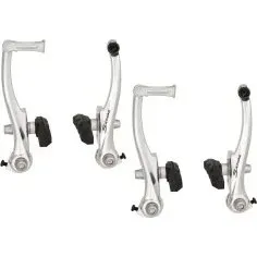 Saccon V-Brake Set Voor/Achter 110 mm Aluminium Zilver