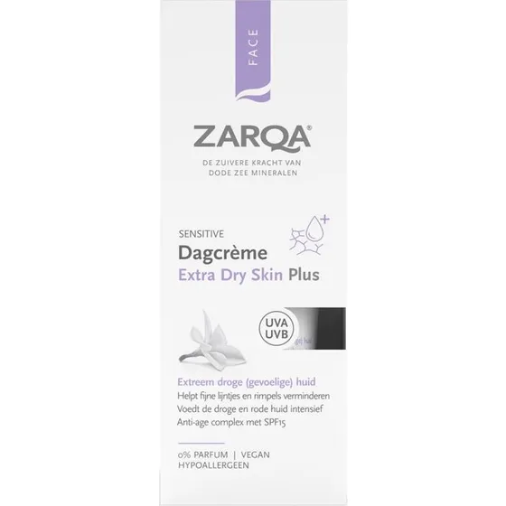 Zarqa Sensitive Dagcrème Extra Dry SPF15 50 ml
