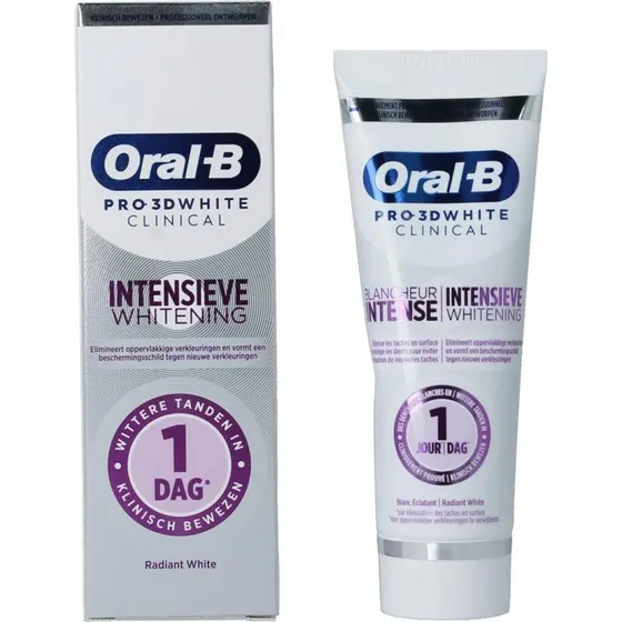 Oral-B Tandpasta 3D White Clinical Radiant 75 ml