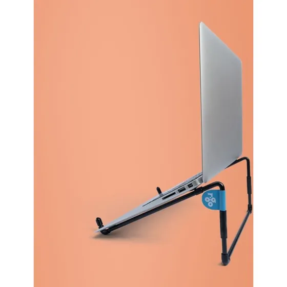 R-Go Steel Travel Laptopstandaard - Zwart