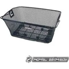 Basil Como fietsmand achterop zwart – afneembaar met Basco