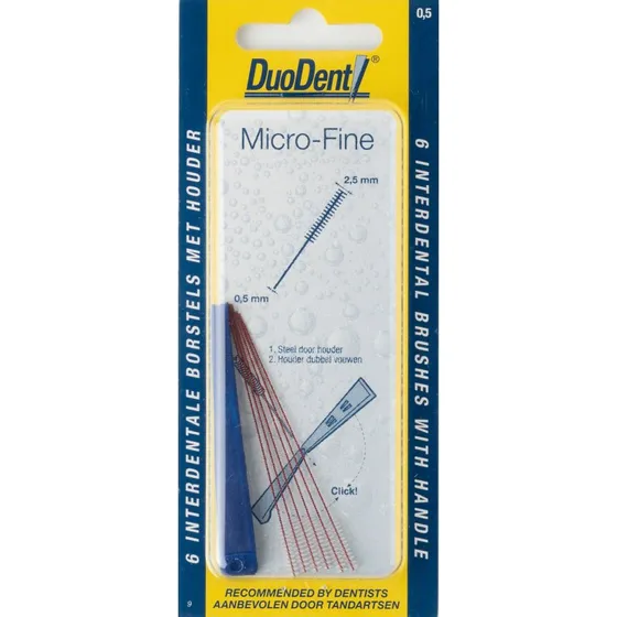 Duodent Interdentaal Borstel Microfine 0,5 mm