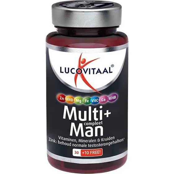 Lucovitaal Multi+ Compleet Man 40 tabletten