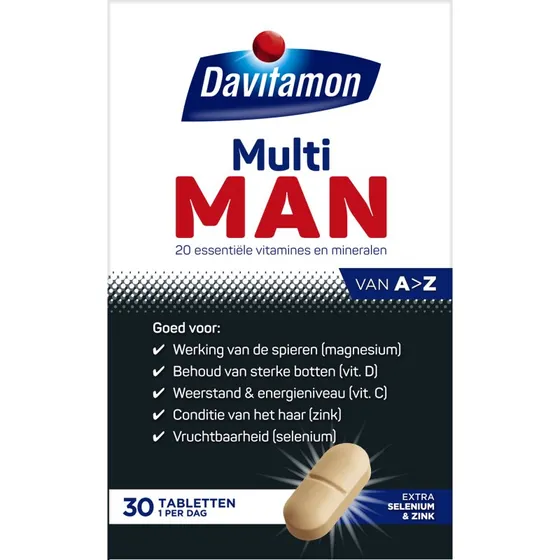Davitamon Multi Man Tabletten 30 stuks