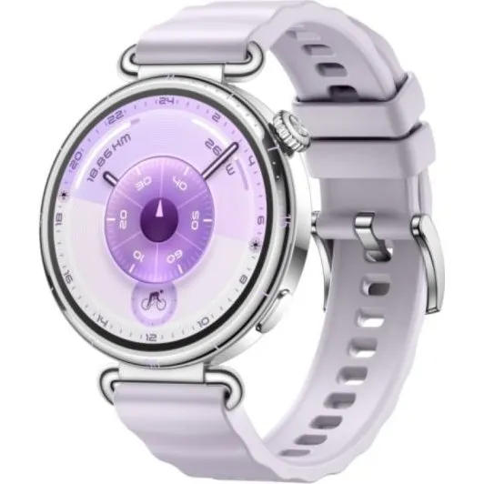 Huawei Watch GT 6 41 mm - Zilver/Paars