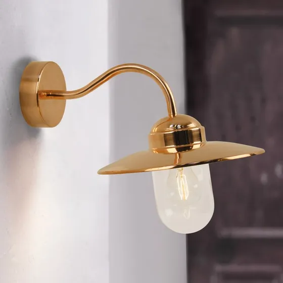 Nordlux Luxembourg Buiten Wandlamp - Koper