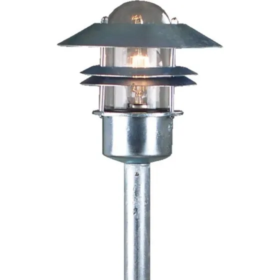 Nordlux Blokhus Tuinlamp - Verzinkt Metaal - Klassiek Design