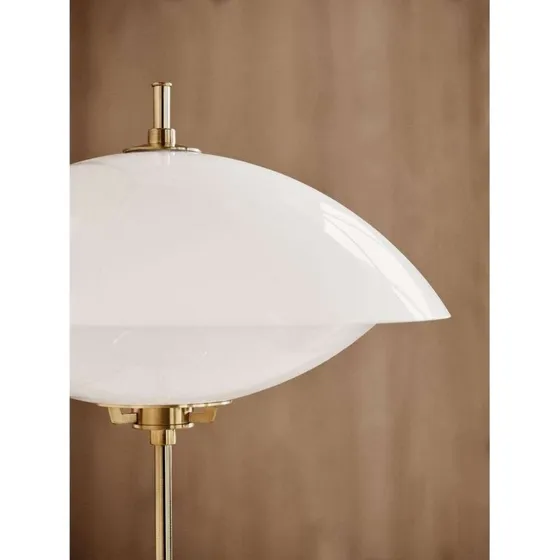 Fritz Hansen Clam Tafellamp Opal/Brass - 50 cm