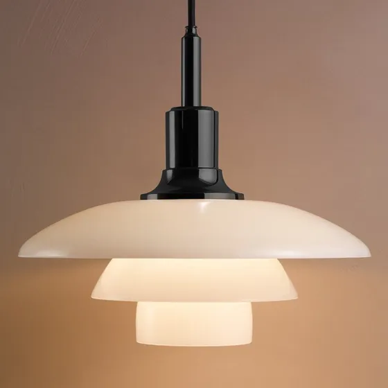Louis Poulsen PH 3/2 Hanglamp - Zwart Gemetaliseerd