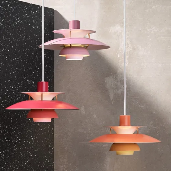 Louis Poulsen PH 5 300 Hanglamp Rood