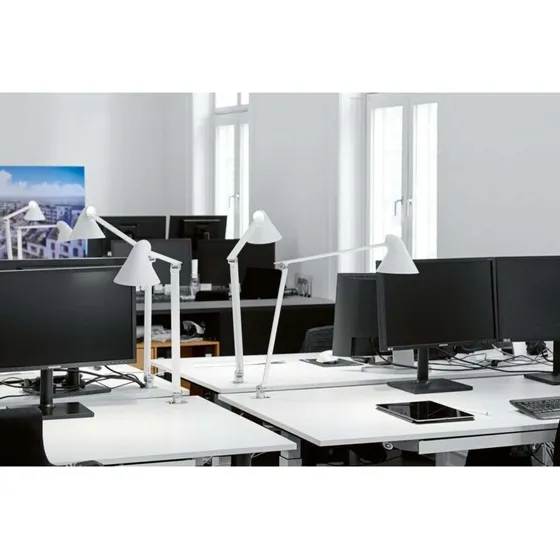 Louis Poulsen NJP Tafellamp met Clamp - Lichtgrijs - 2700K